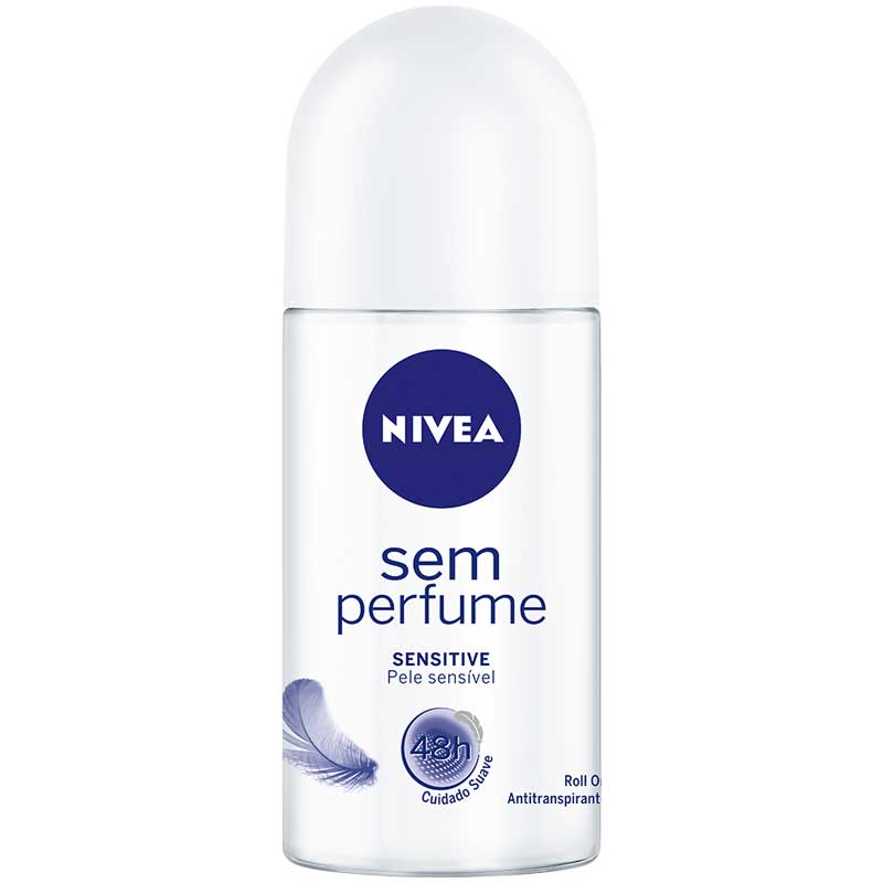 Desodorante Roll On Nivea Sem Perfume Sensitive 50ml