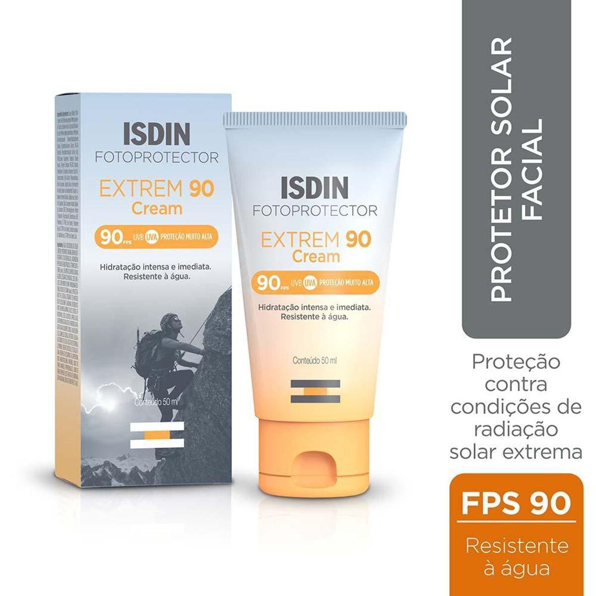 Fotoprotetor Facial Isdin Extrem 90 Cream FPS90 50ml
