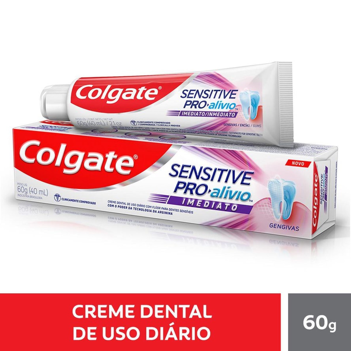 Creme Dental Colgate Sensitive Pro-Alivio Imediato Gengivas 60g