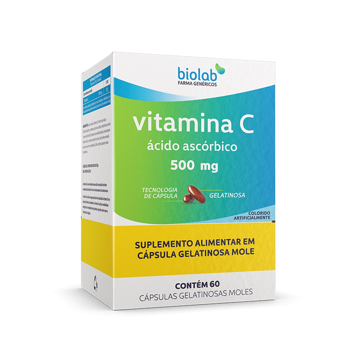 Vitamina C 500mg Biolab 60 Capsulas
