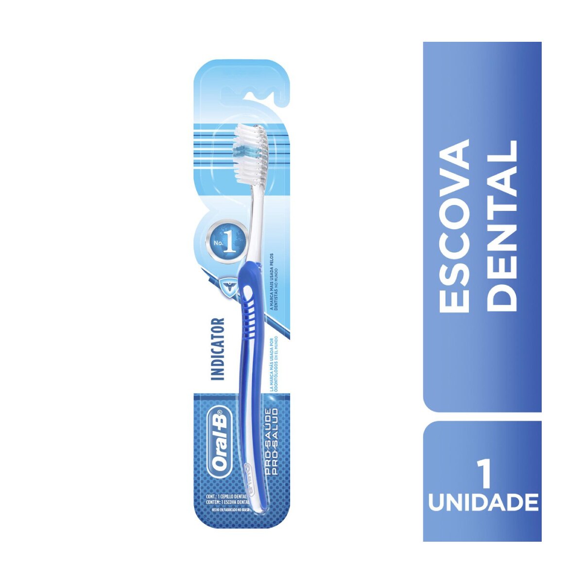 Escova Dental Oral-B Indicator Plus Macia 30 Cores Sortidas