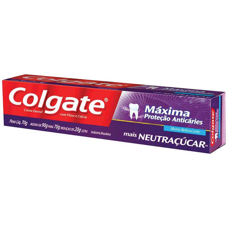 Creme Dental Colgate Maxima Protecao Anticaries + Neutracucar 70g