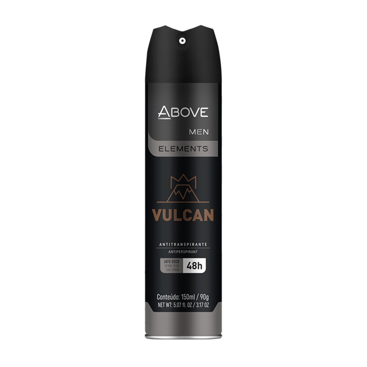 Desodorante Aerosol Above Men Elements Vulcan sem Alcool 150ml