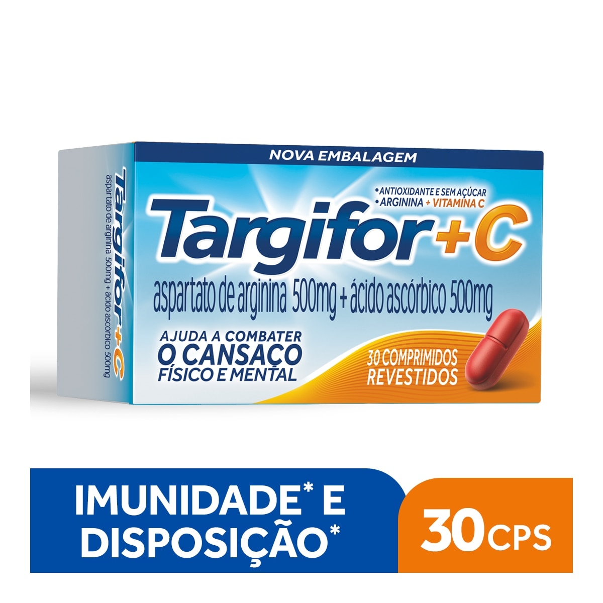 Targifor C 500mg + 500mg 30 Comprimidos Revestidos