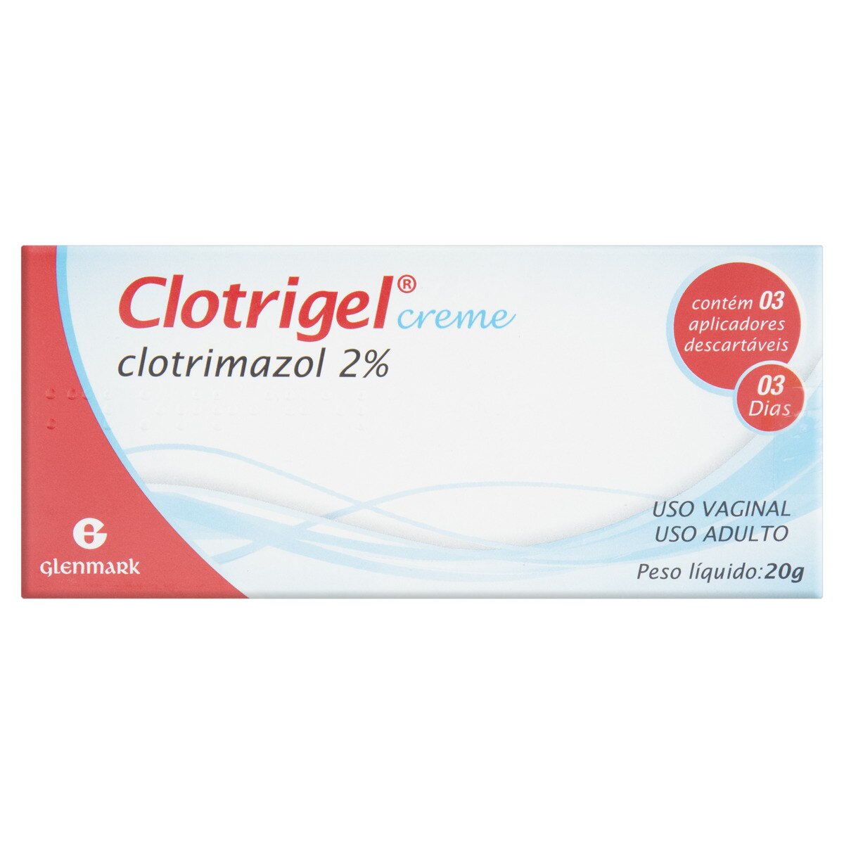 Clotrigel Creme Vaginal 20g + 3 Aplicadores