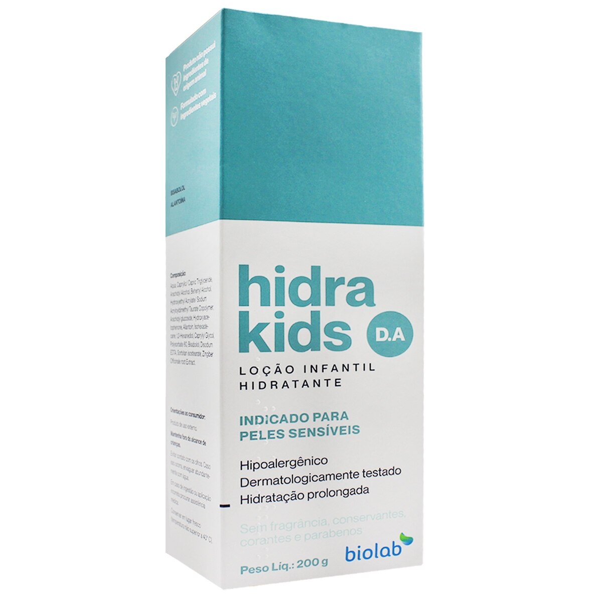 Locao Infantil Hidratante Hidra Kids D.A 200g