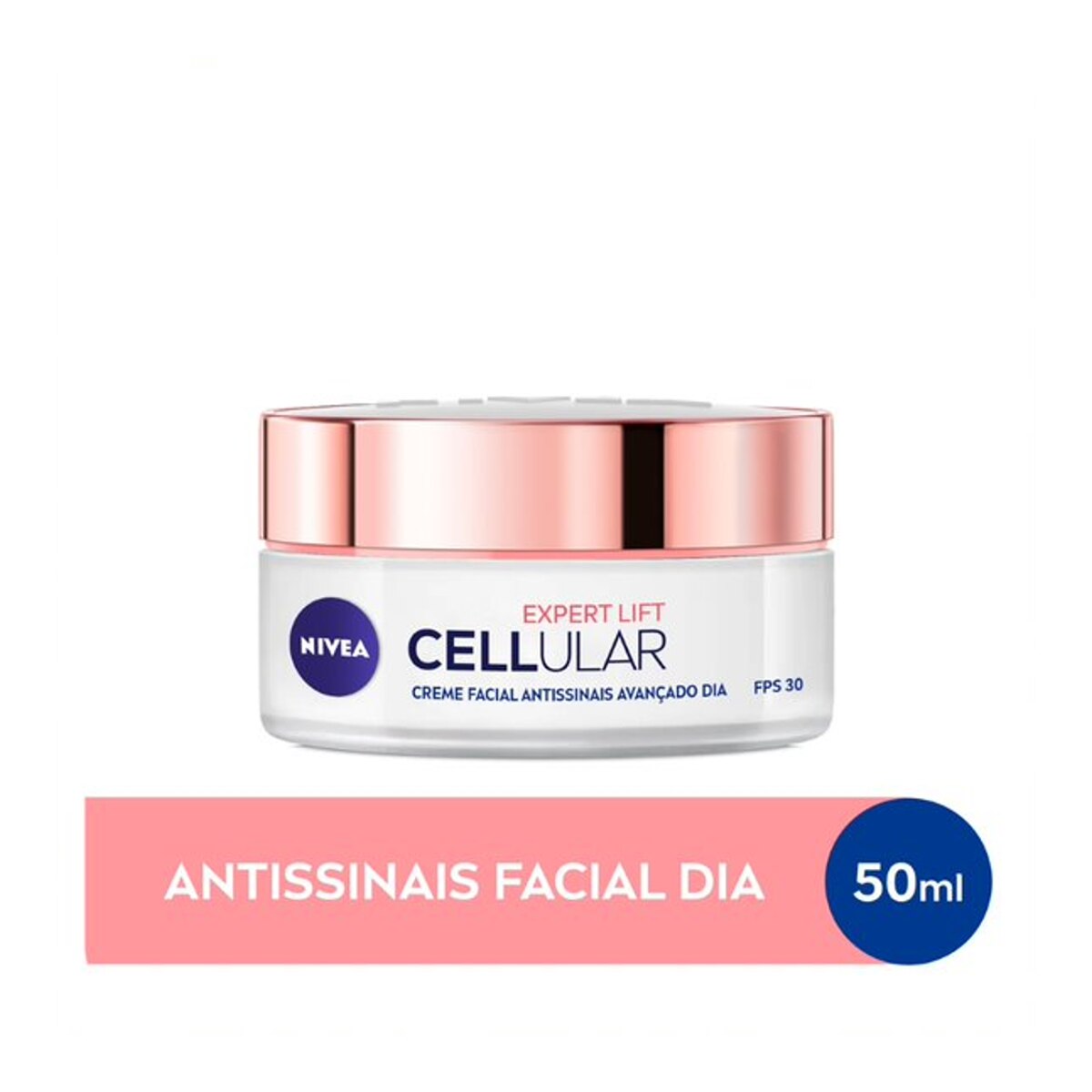 Creme Facial Antissinais Nivea Cellular Expert Lift Avancado Dia FPS30 50ml