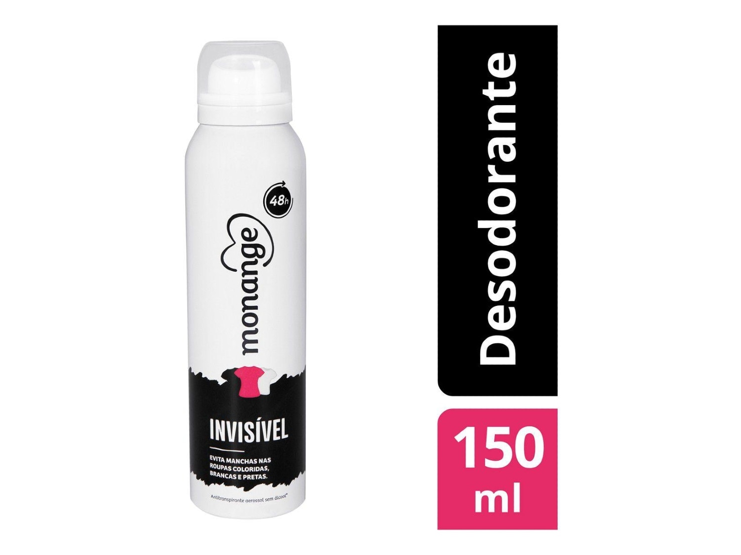 Desodorante Aerosol Monange Invisivel 150ml