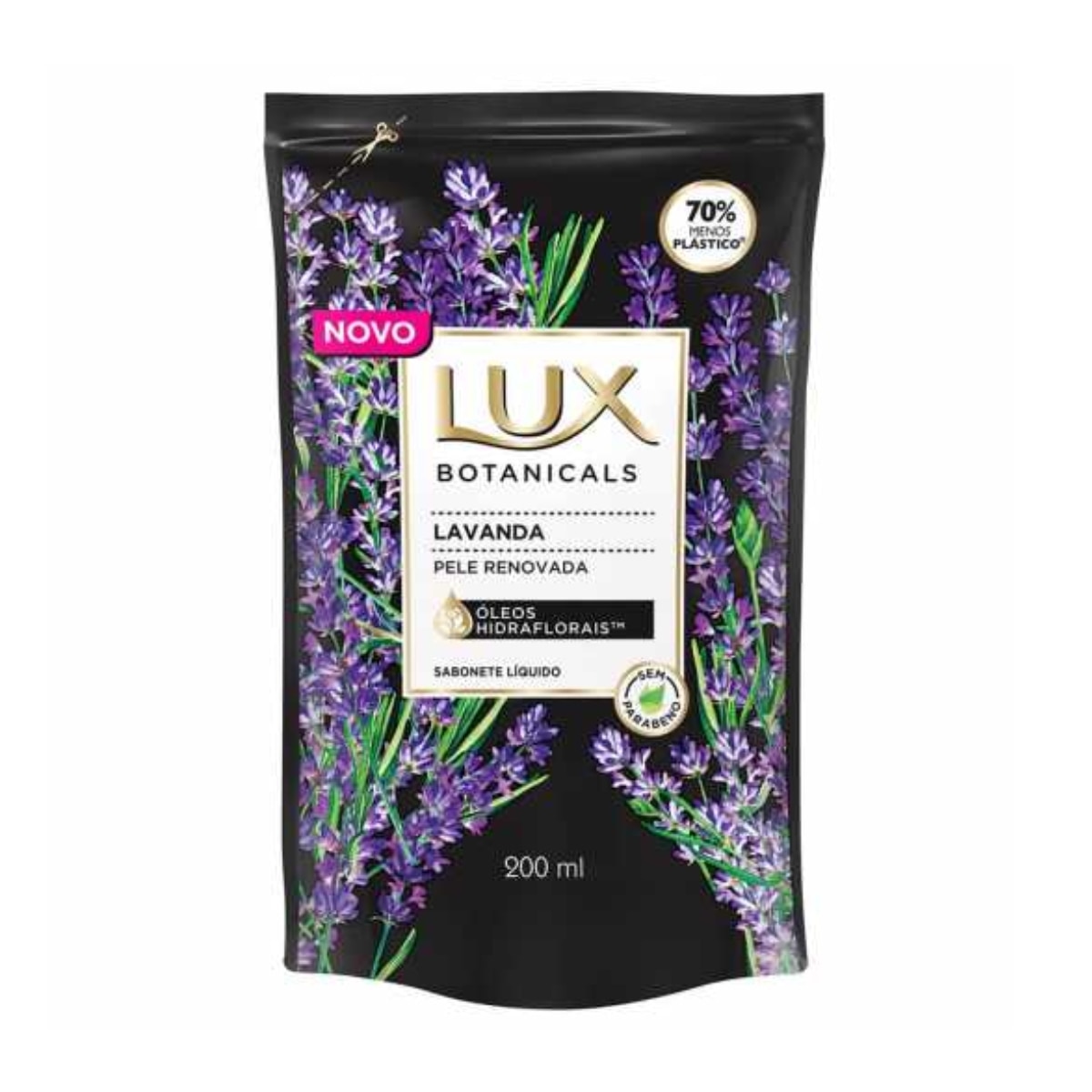 Sabonete Liquido Lux Botanicals Lavanda Refil 200ml