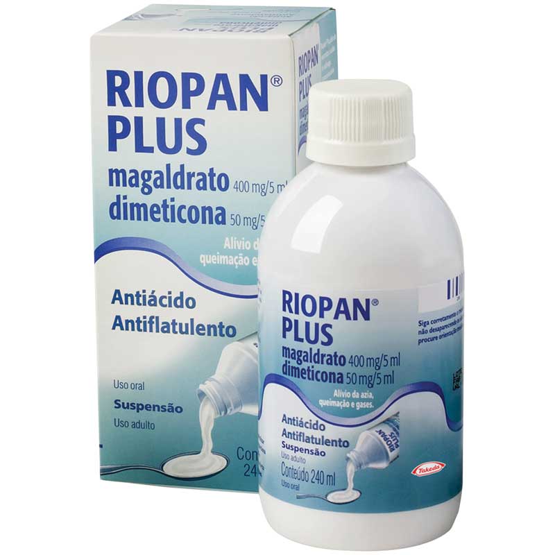Riopan Plus 80mg + 10mg Suspensao Oral 240ml