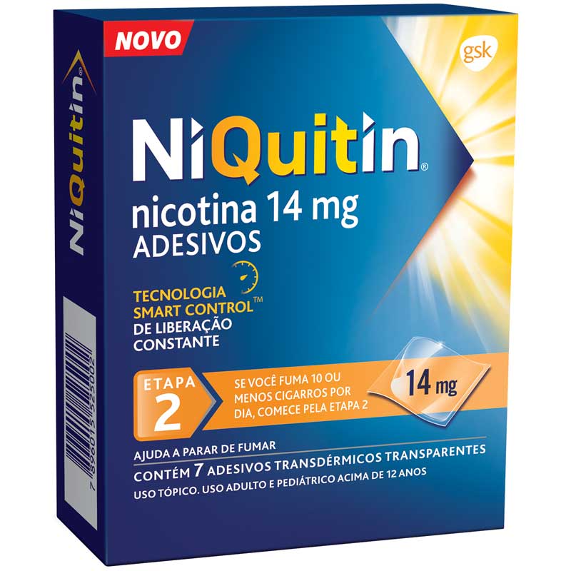 Niquitin 14mg 7 Adesivos Transdermicos