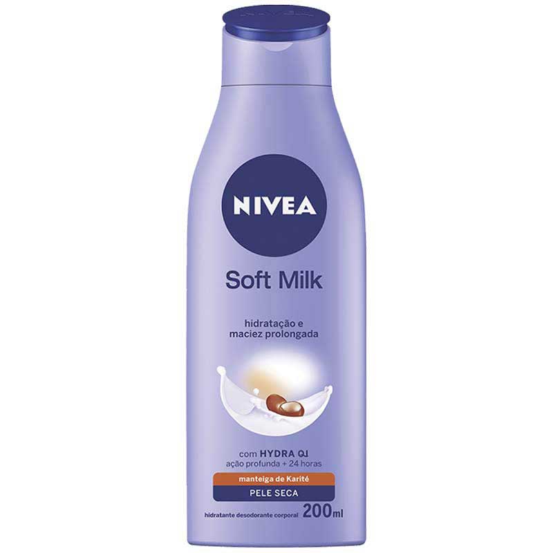 Locao Hidratante Nivea Soft Milk 200ml