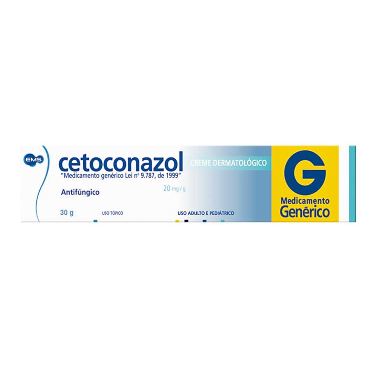 Cetoconazol Creme 20mg 30g EMS Generico