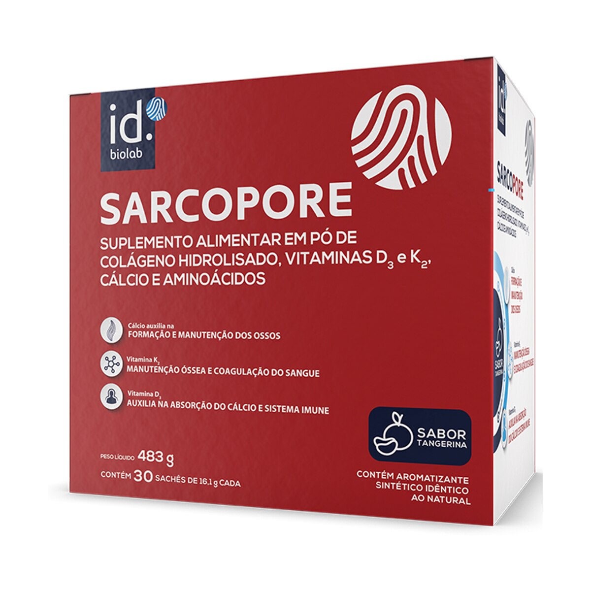 Sarcopore Sabor Tangerina 30 Saches 16,1g