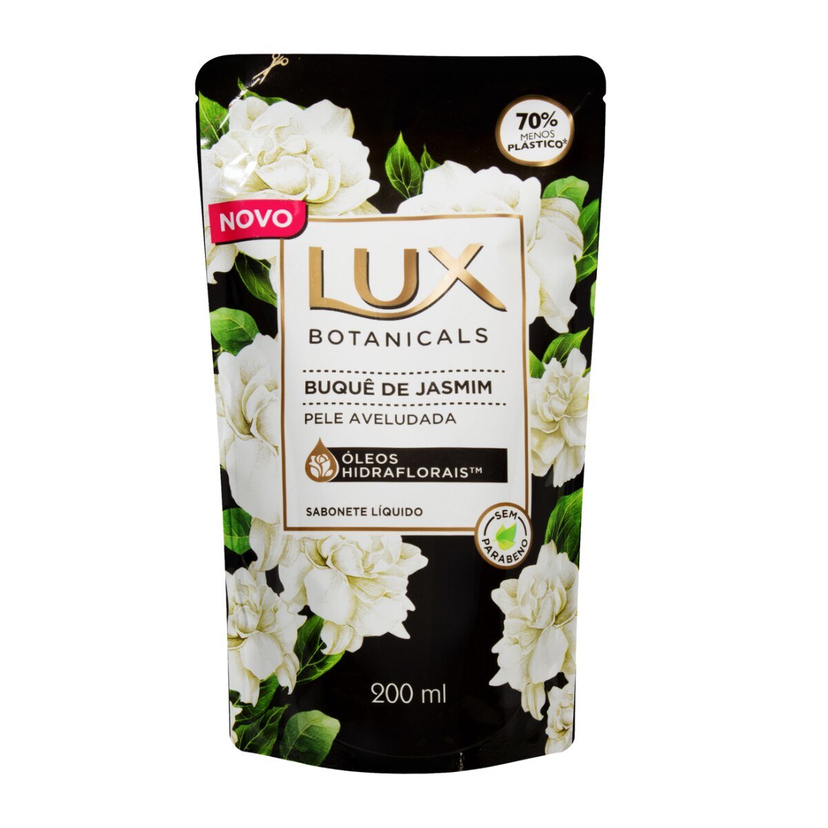 Sabonete Liquido Lux Botanicals Buque de Jasmim Refil 200ml
