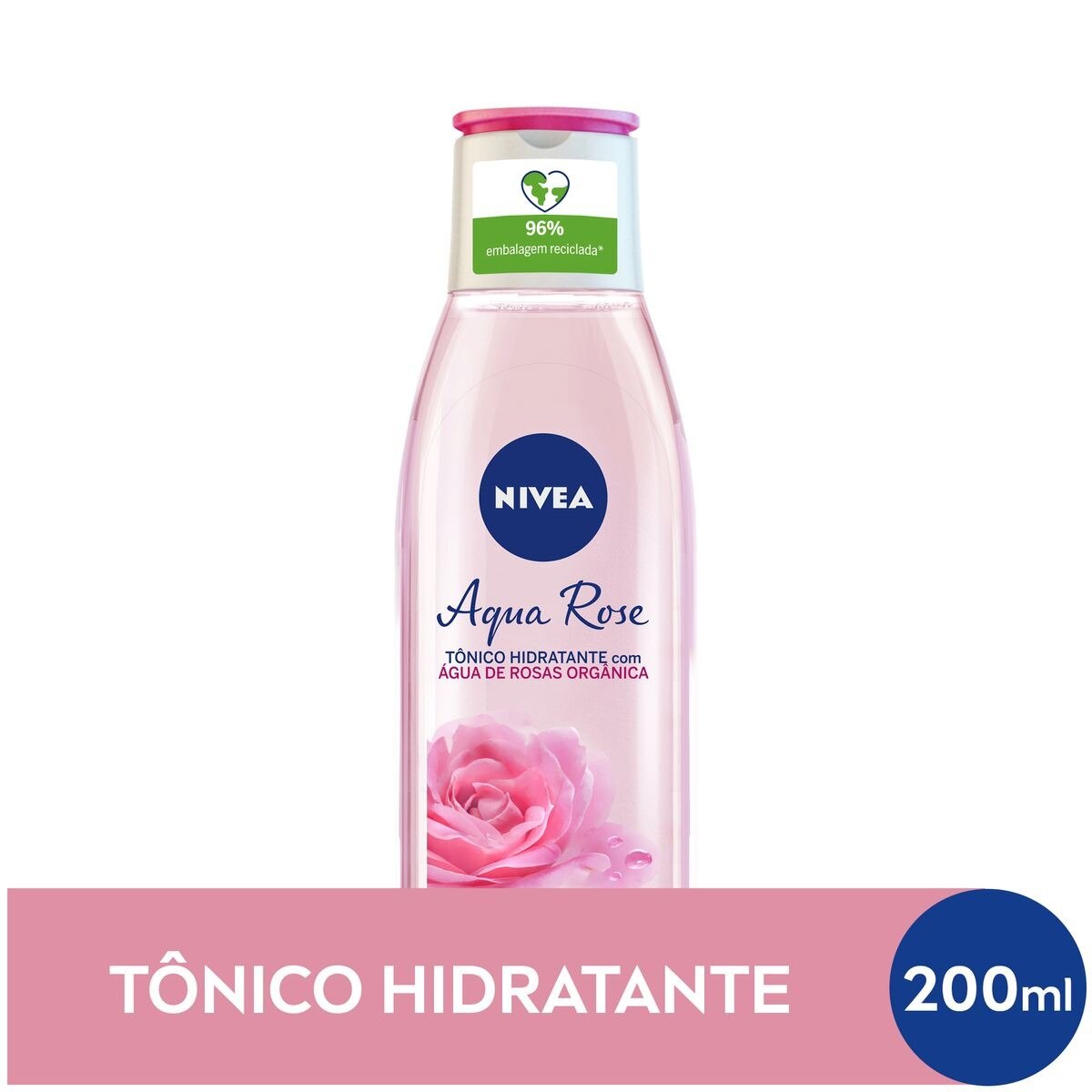 Tonico Hidratante Nivea Aqua Rose Agua de Rosas Organica 200ml