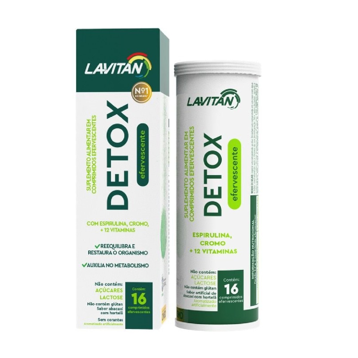 Lavitan Detox 16 Comprimidos Efervescentes