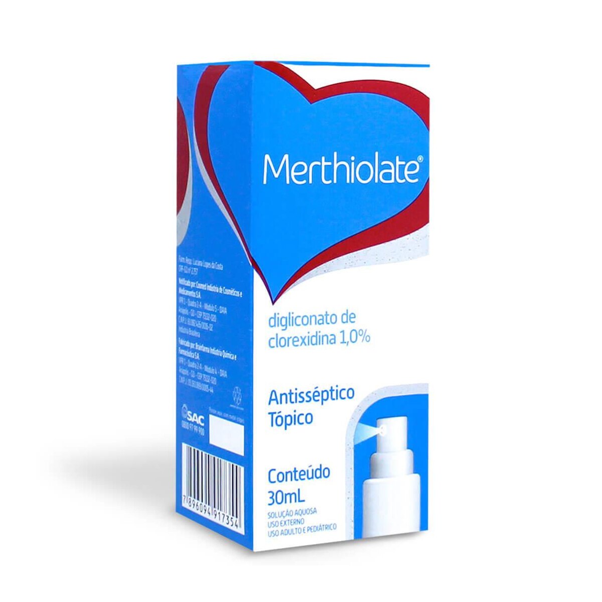 Antisseptico Merthiolate Spray 30ml