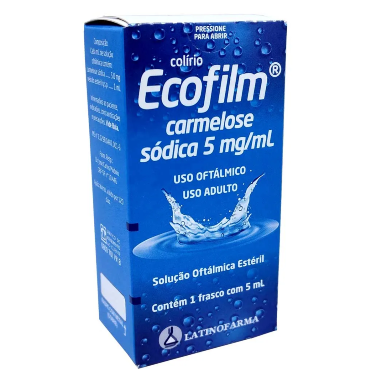 Ecofilm 5mg Solucao Oftalmica 5ml
