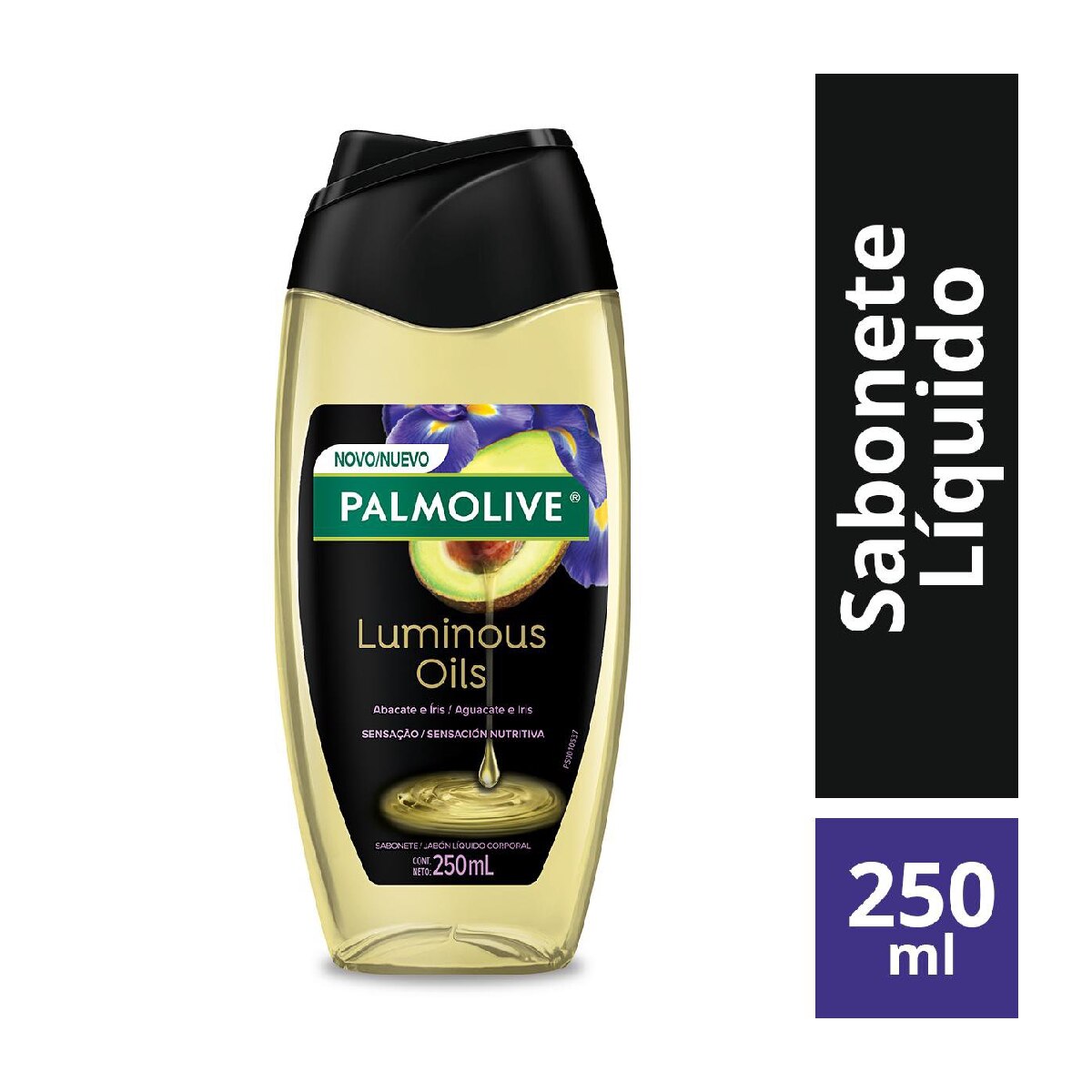 Sabonete Liquido Palmolive Luminous Oils Abacate e Iris 250ml