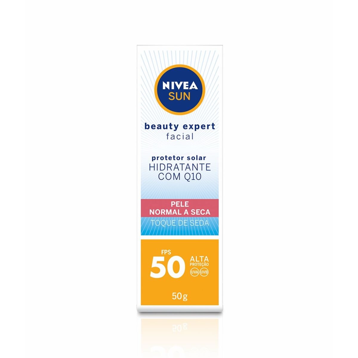 Protetor Solar Facial Nivea Sun Pele Normal a Seca FPS50 50g