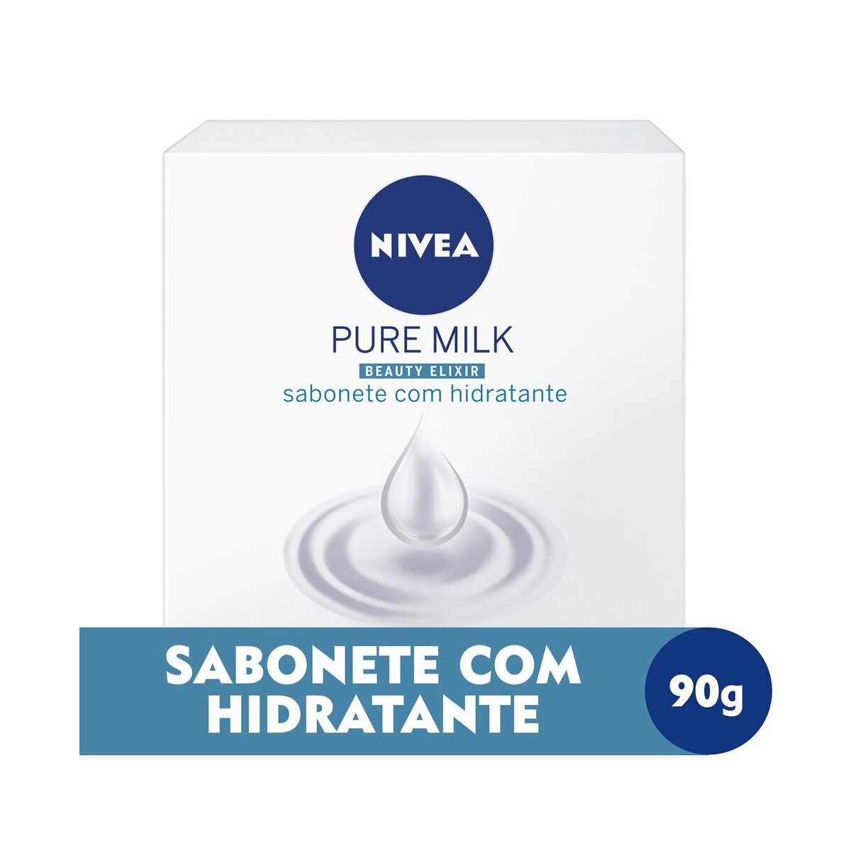 Sabonete em Barra Nivea Pure Milk Beauty Elixir Fresh 90g