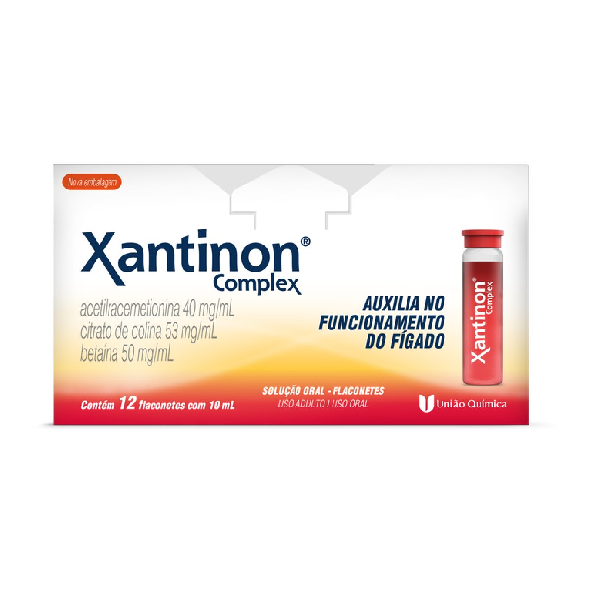 Xantinon Complex Solucao Oral 12 Flaconetes