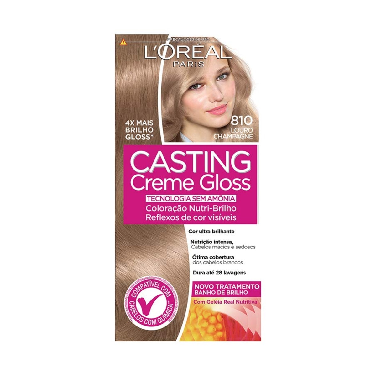 Tintura Casting Creme Gloss 810 Louro Champagne