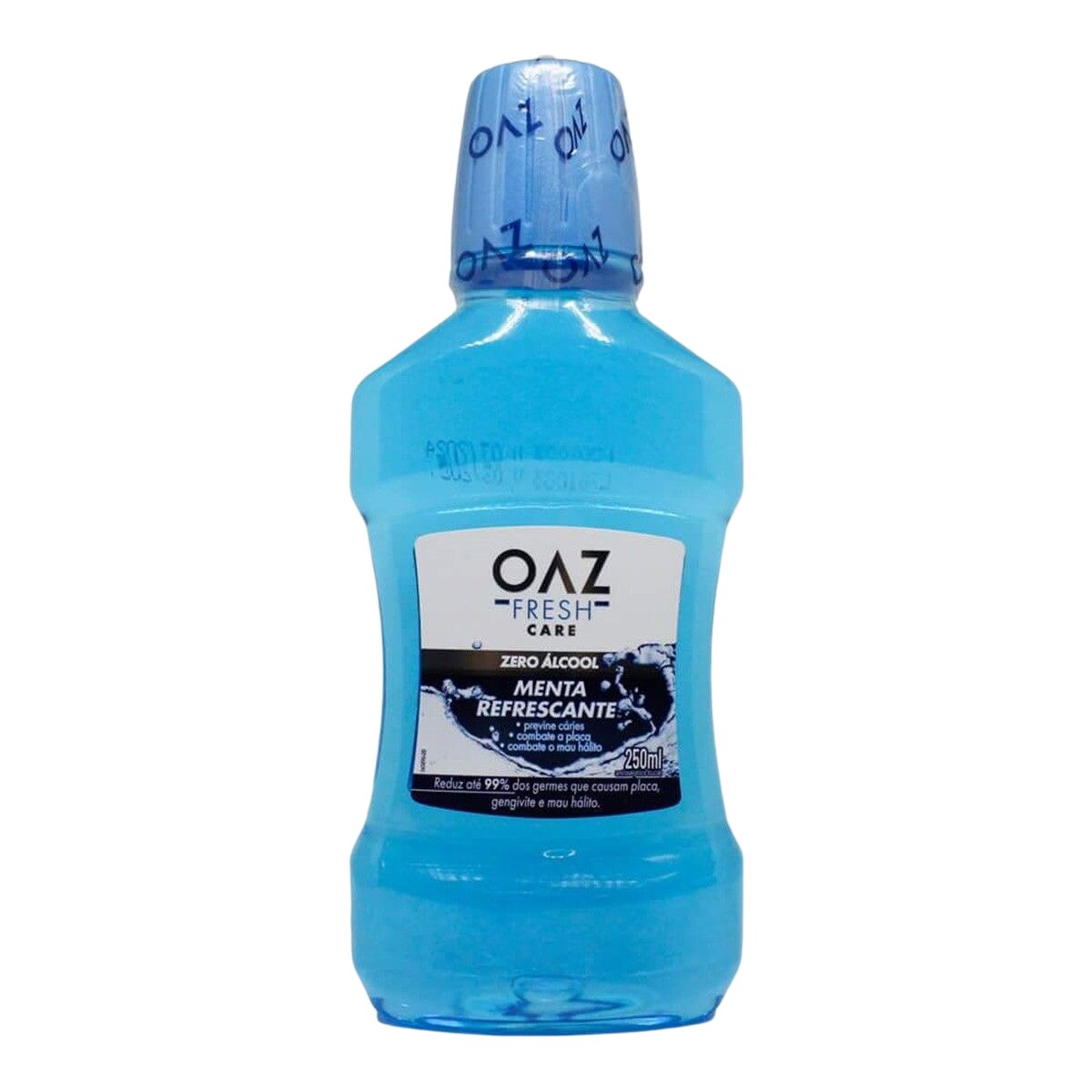 Enxaguante Bucal OAZ Fresh Care Menta Refrescante Zero Alcool 250ml
