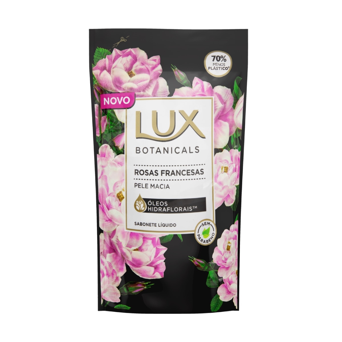 Sabonete Liquido Lux Botanicals Rosas Francesas Refil 200ml