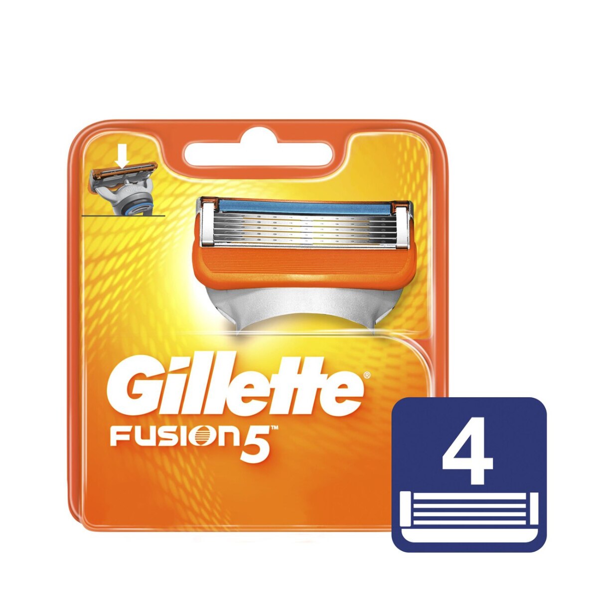 Carga Gillette Fusion 5 4 Unidades