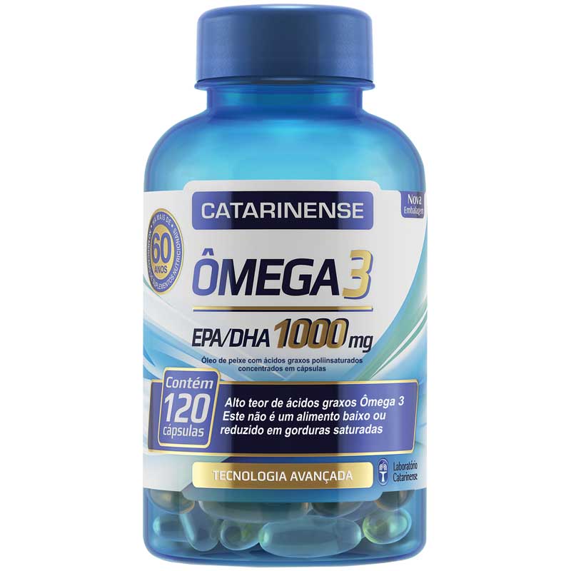 Omega 3 1000mg Catarinense 120 Capsulas