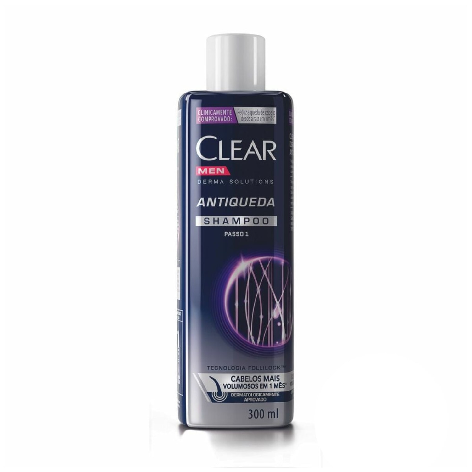 Shampoo Antiqueda Clear Men Derma Solutions 300ml
