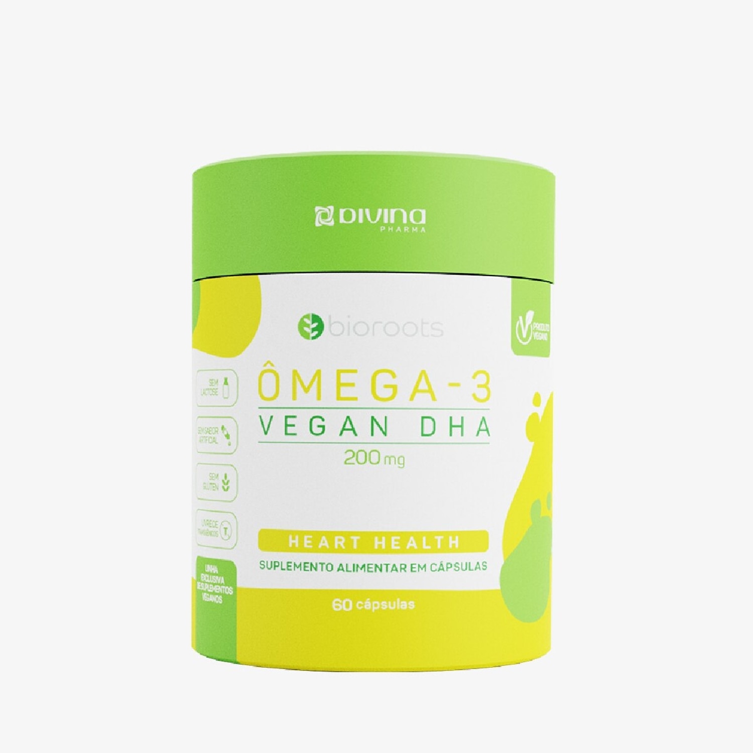 Omega 3 Vegano Bioroots 200mg 60 Capsulas