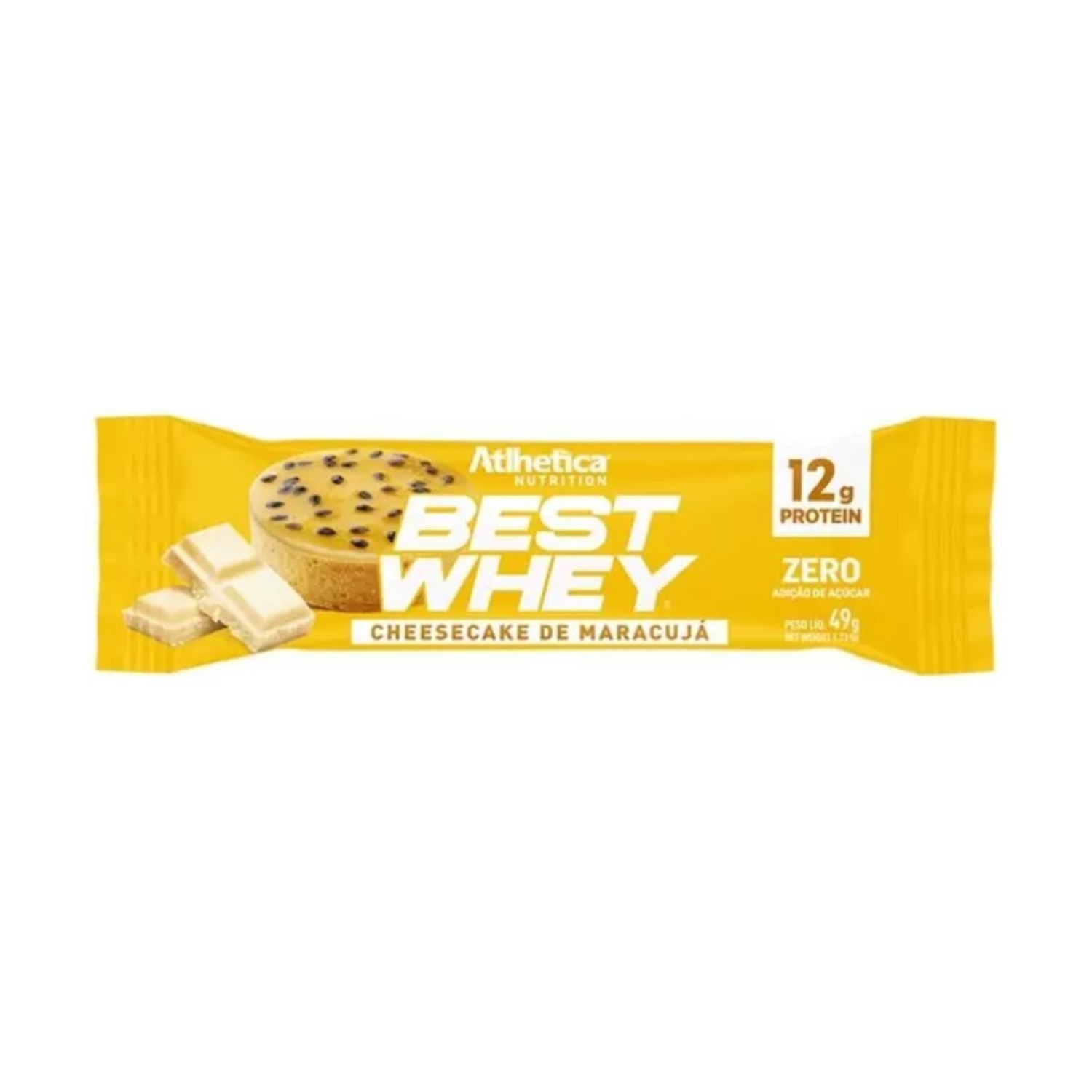 Barra Proteica Best Whey Bar Protein Sabor Cheesecake De Maracuja 49g