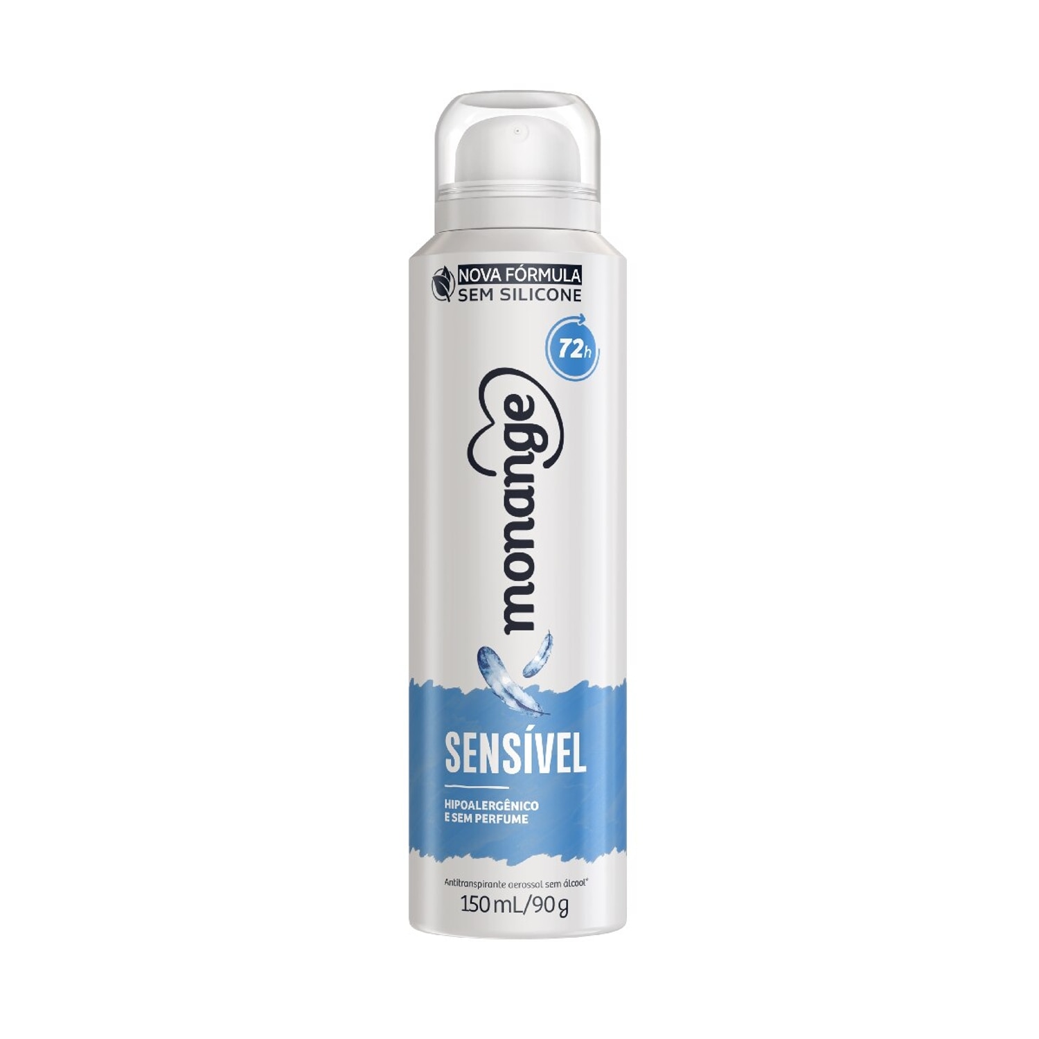 Desodorante Aerosol Monange Sensivel 150ml