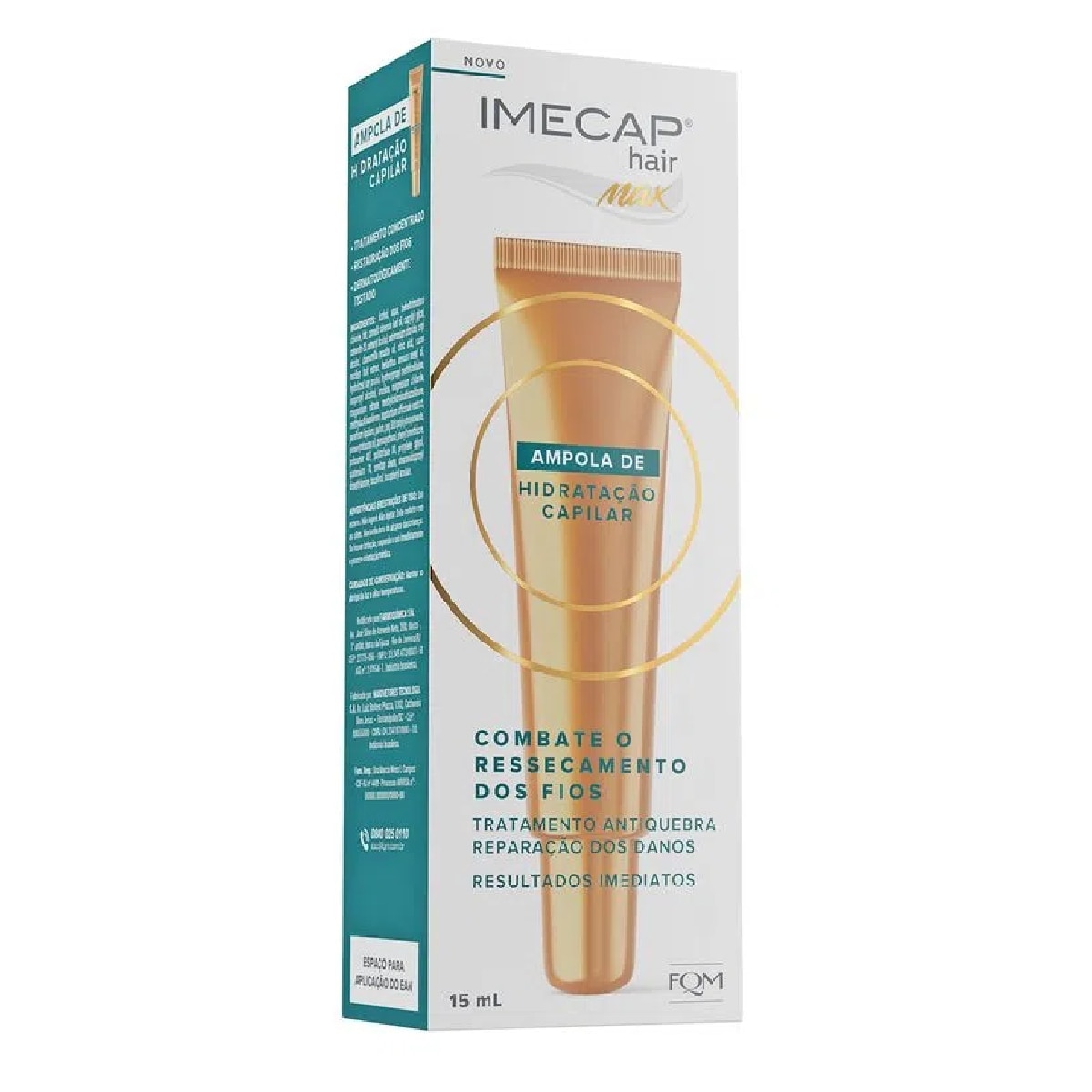 Ampola de Tratamento Imecap Hair Max Hidratacao Capilar 15mL