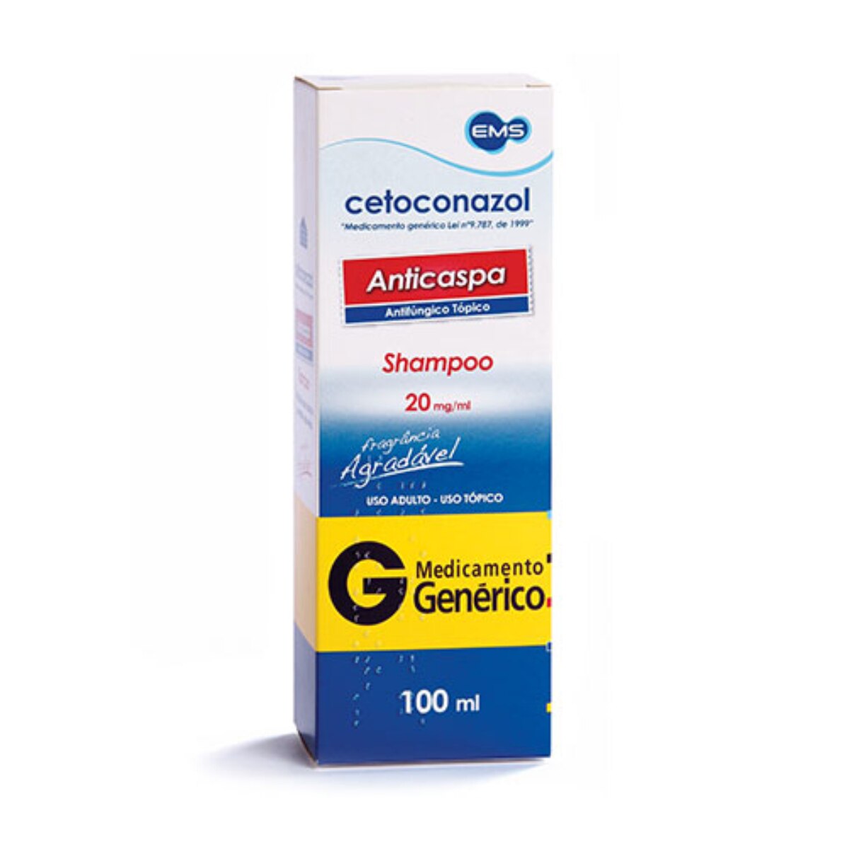 Cetoconazol Shampoo 20mg 100ml EMS Generico