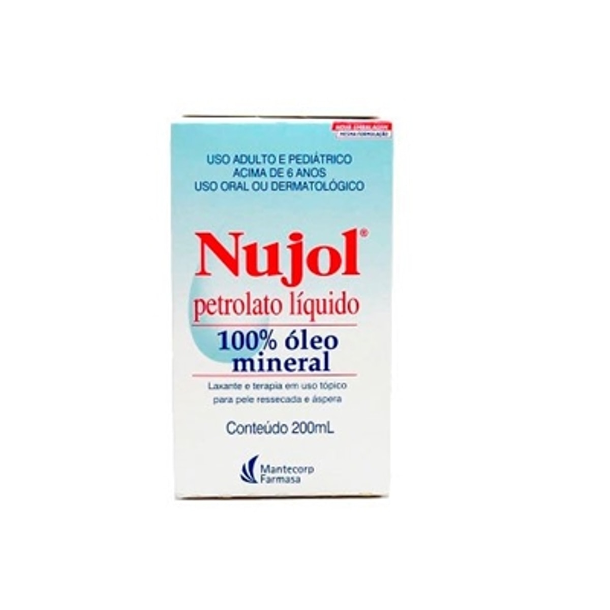 Oleo Mineral Nujol 200ml