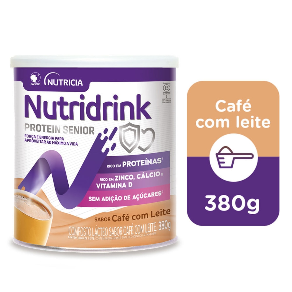 Nutridrink Protein Sabor Cafe com Leite 380g