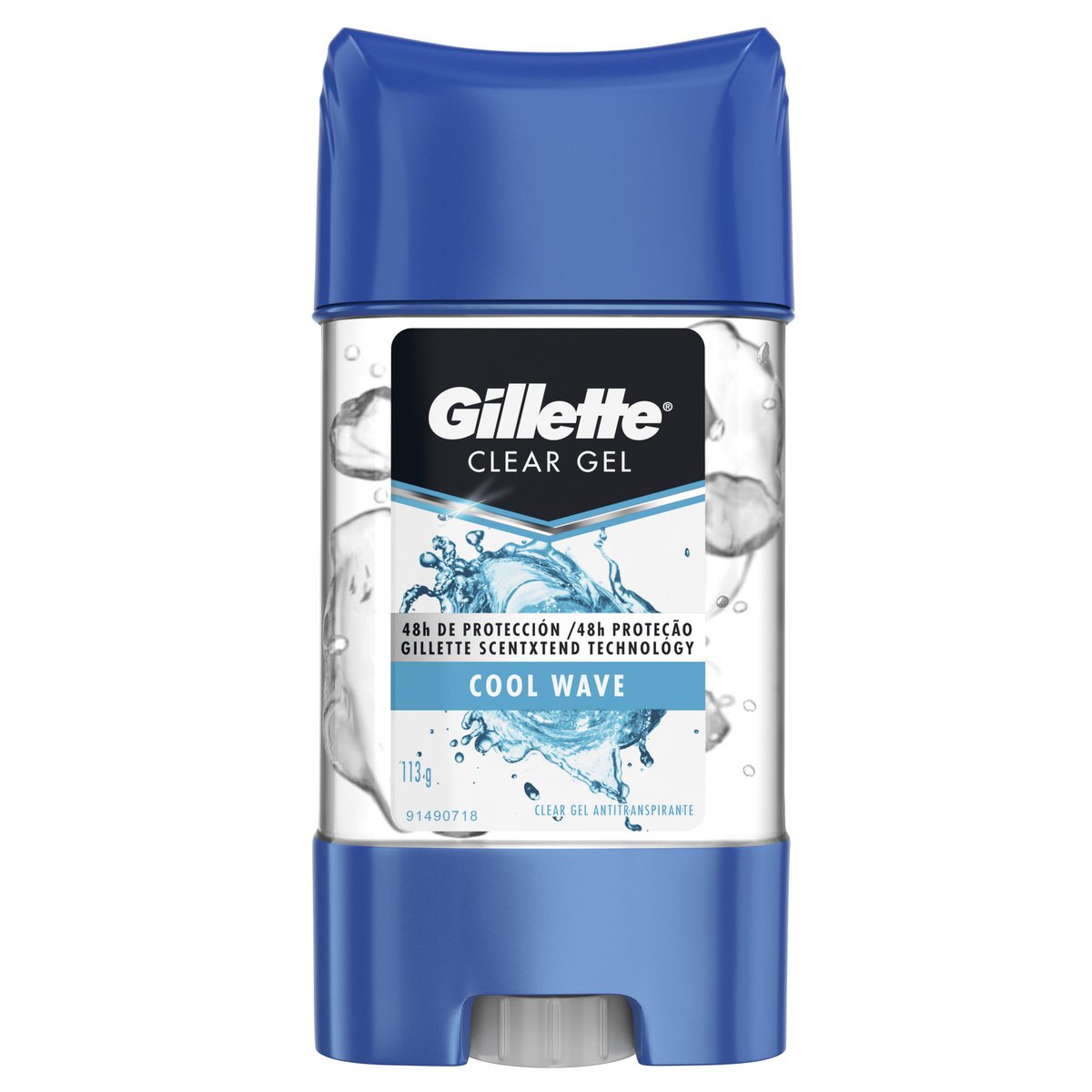 Desodorante Barra Gillette Clear Gel Cool Wave 113g