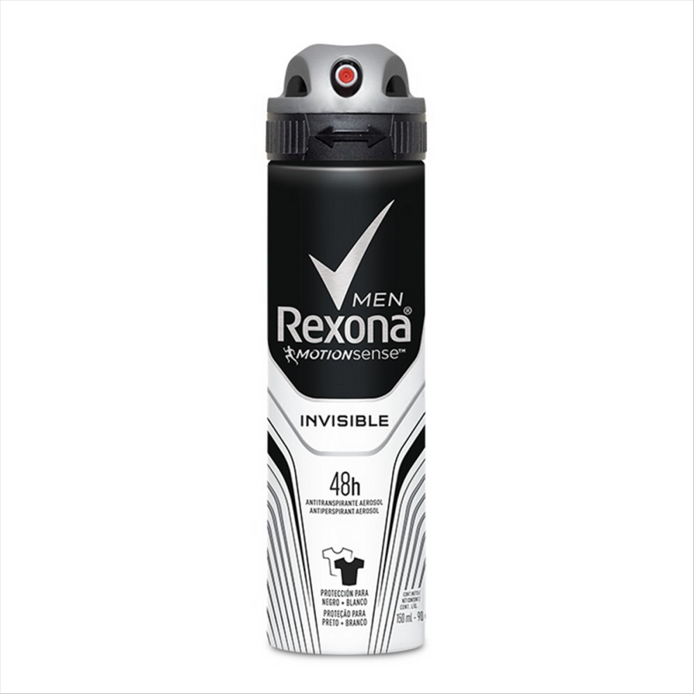 Desodorante Aerosol Rexona Men Invisible 150ml