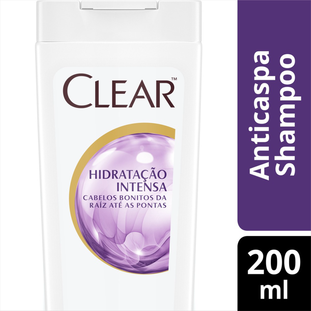 Shampoo Anticaspa Clear Women Hidratacao Intensa 200ml