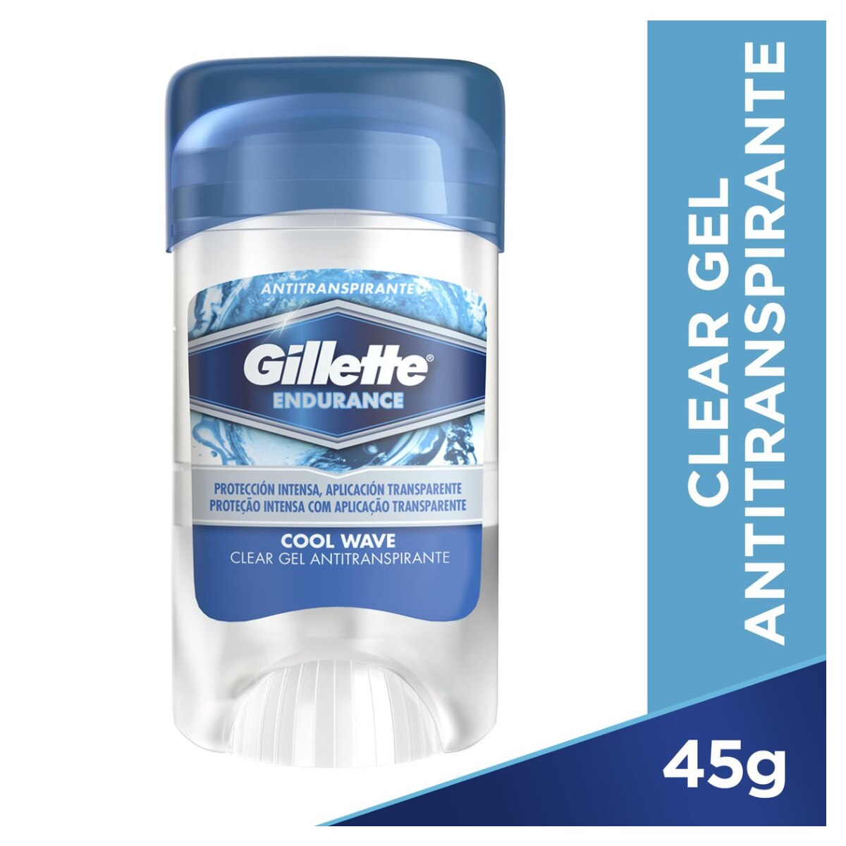 Desodorante Barra Gillette Clear Gel Cool Wave 45g