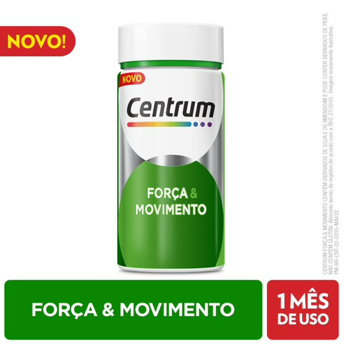 Centrum Forca & Movimento 30 Capsulas