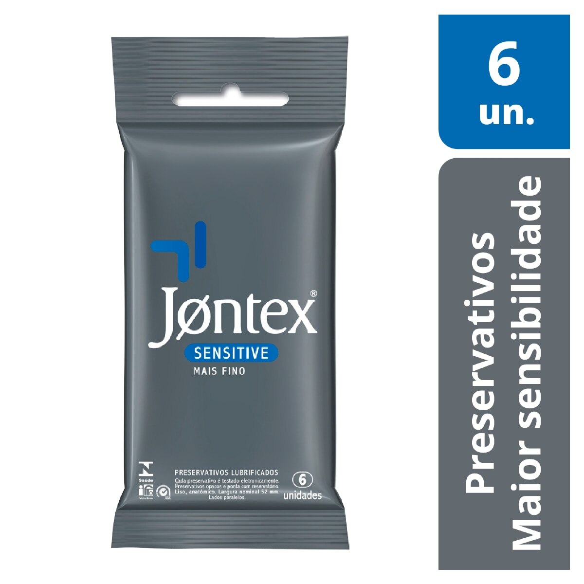 Preservativo Jontex Sensitive 6 Unidades