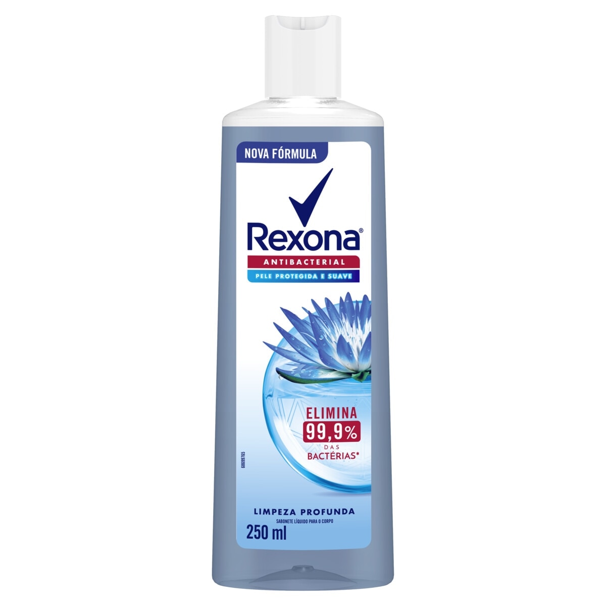 Sabonete Liquido Rexona Antibacterial Limpeza Profunda 250ml