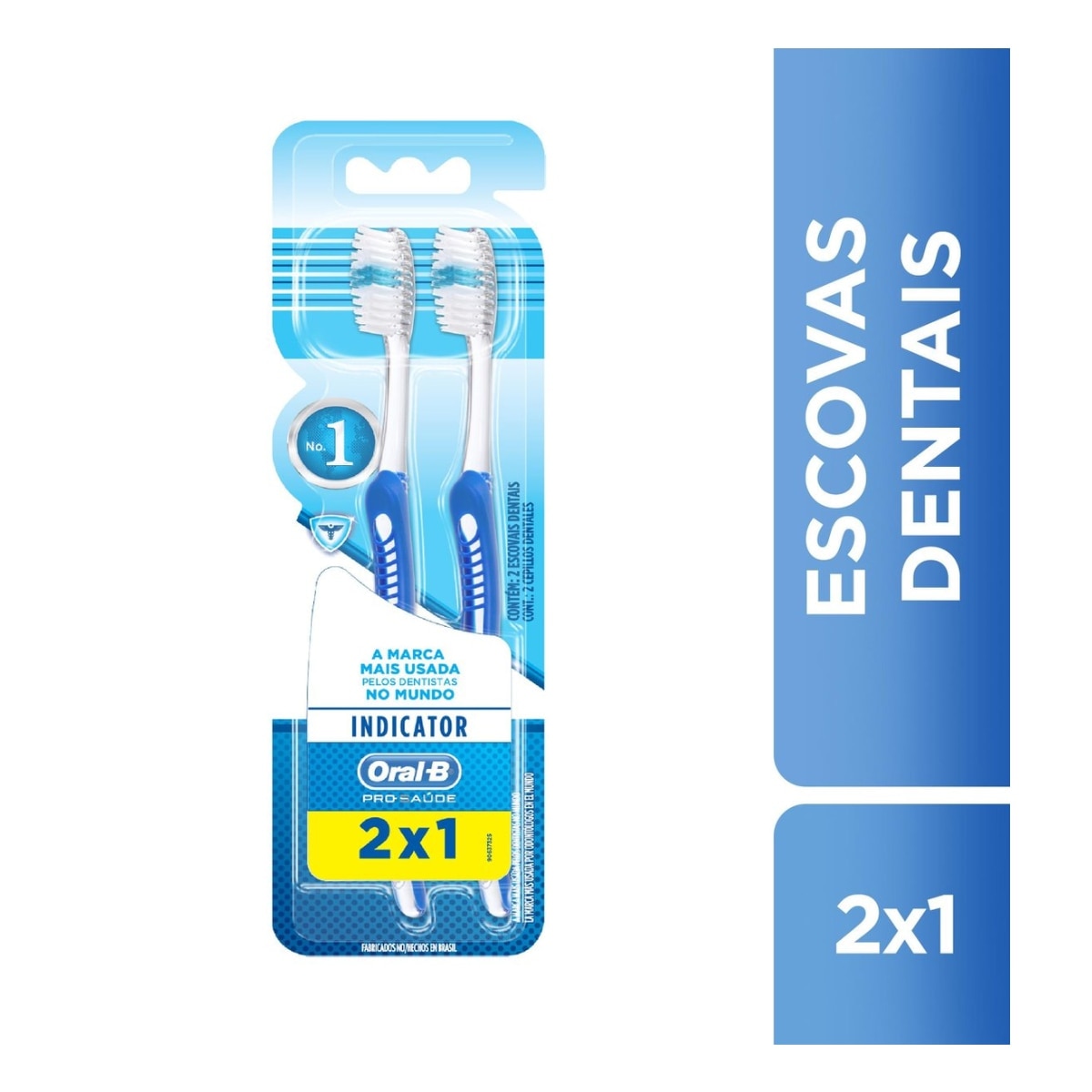 Escova Dental Oral-B Indicator Plus 30 2 Unidades