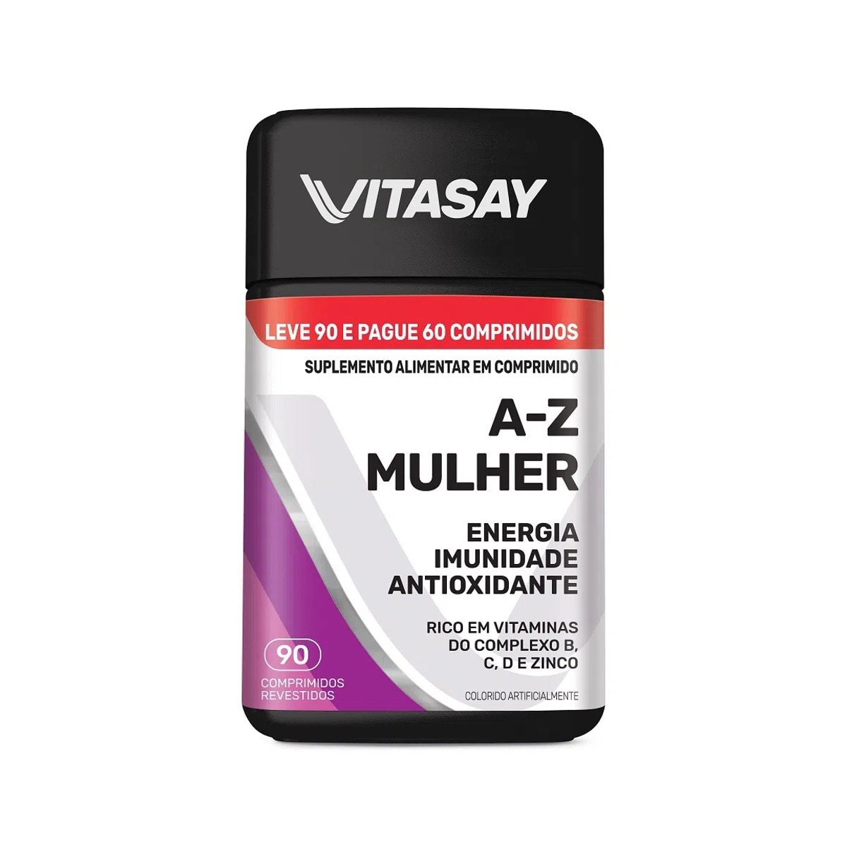 Vitasay A-Z Mulher Leve 90 Pague 60 Comprimidos Revestidos