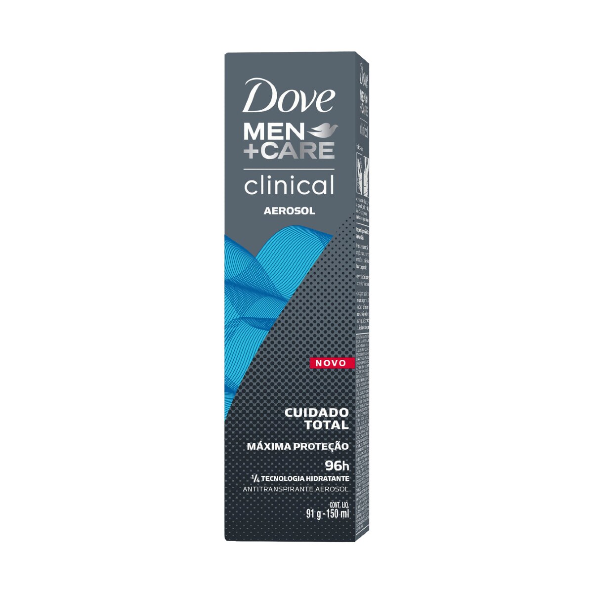 Desodorante Aerosol Dove Men + Care Clinical Cuidado Total 150ml